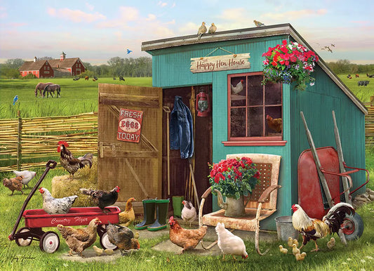 Cobble Hill, The happy hen house 1000 palaa