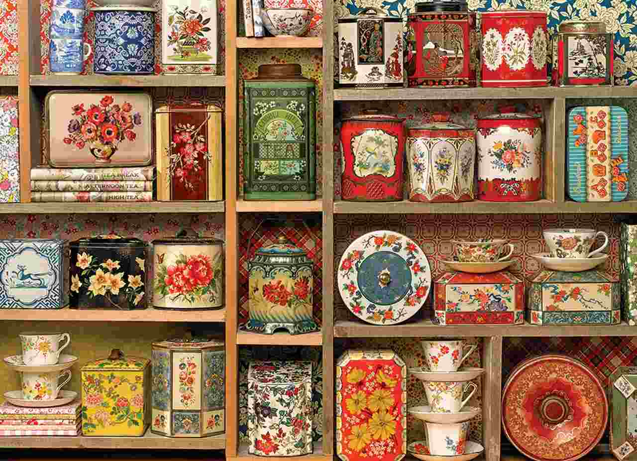 Cobble Hill, Vintage tins 1000 palaa