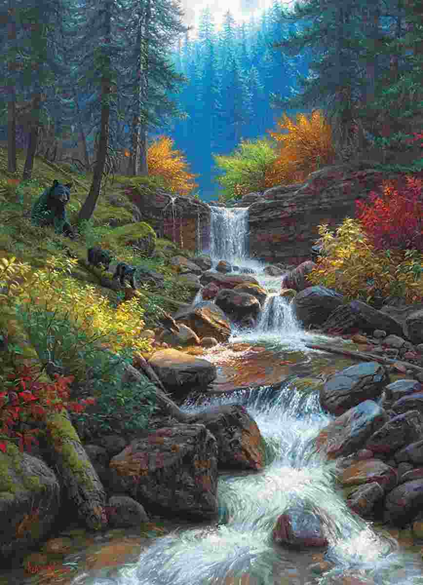 Cobble Hill, Mountain cascade 1000 palaa