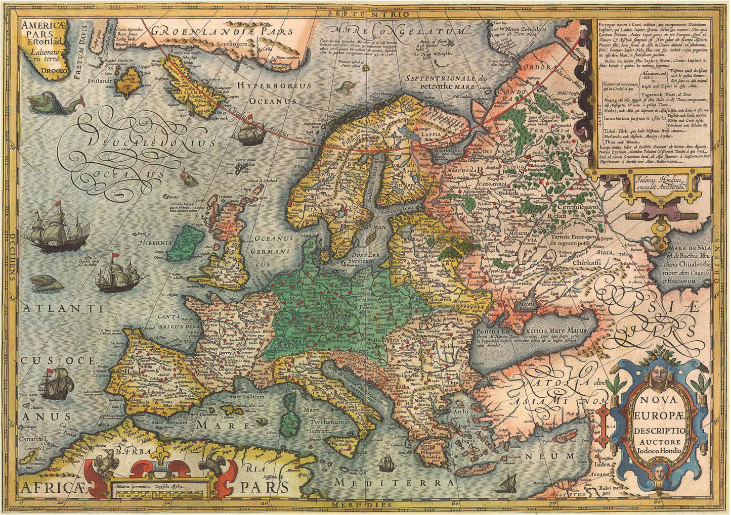 Educa, Map of Europe 1000 palaa