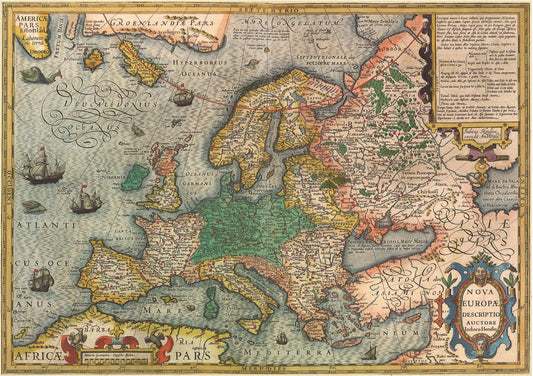 Educa, Map of Europe 1000 palaa