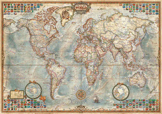 Educa, Political map of the world 1500 palaa