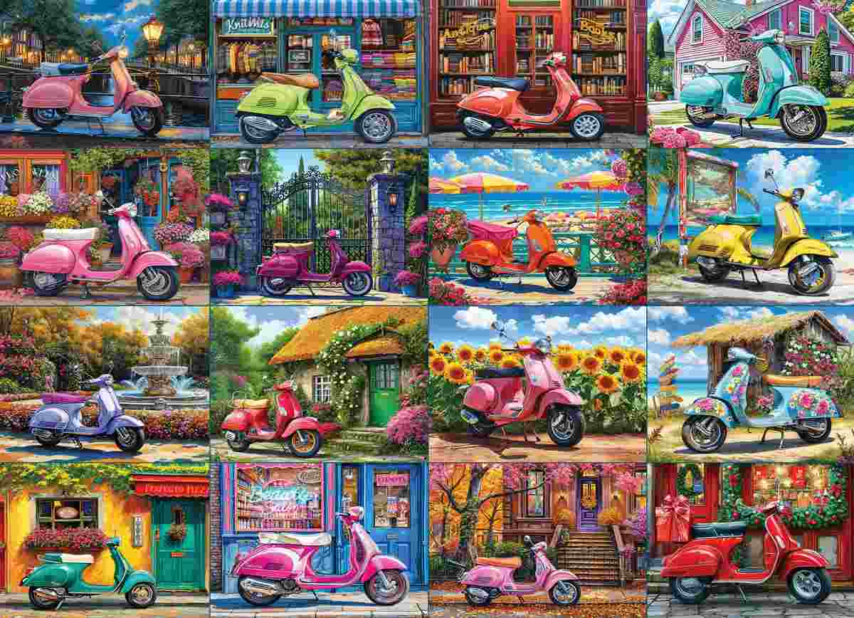 Eurographics, 16 scooters 1000 palaa