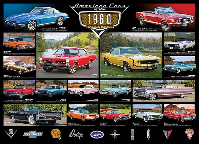 Eurographics, American cars of the 1960s 1000 palaa