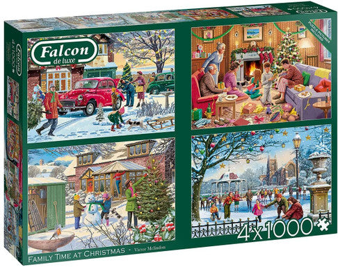 Falcon, Family Time At Christmas 4x1000 palaa