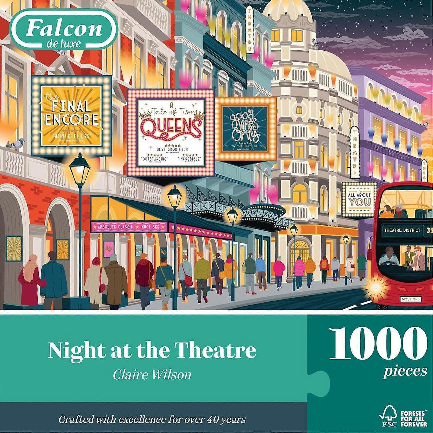 Falcon, Night at the theatre 1000 palaa