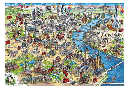 Gibsons, Maria Rabinsky: London landmarks 1000 palaa