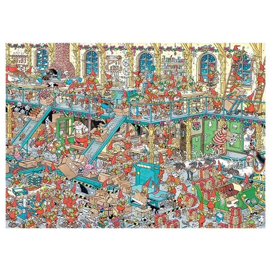 Jumbo Haasteren Santa's factory 1000 palaa