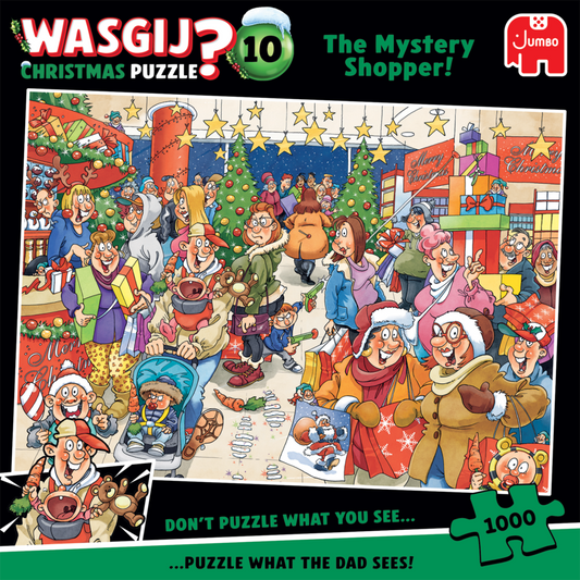 Ennakkomyynti Jumbo Wasgij? Christmas 10 The Mystery shopper 1000 palaa