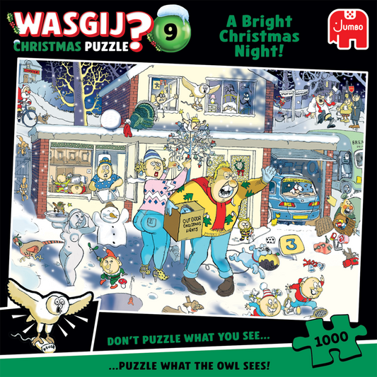 Ennakkomyynti Jumbo Wasgij? Christmas 9 A bright christmas night 1000 palaa