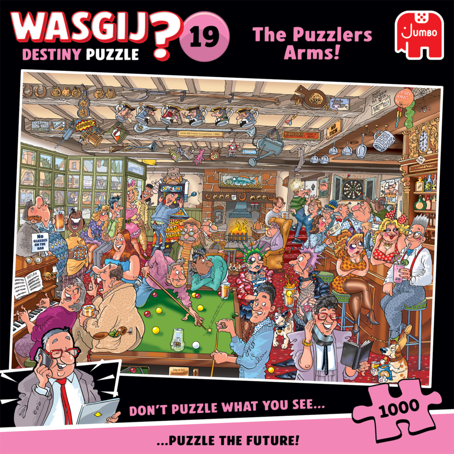 Jumbo Wasgij? Destiny 19 The puzzlers arms 1000 palaa