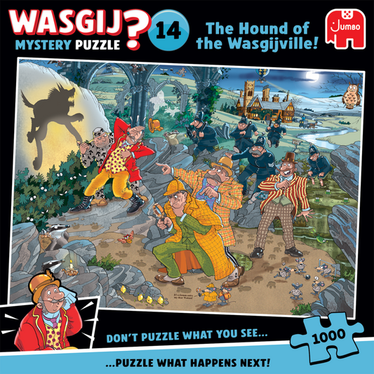 Ennakkomyynti Jumbo Wasgij? Mystery 14 The Hound of the wasgijville 1000 palaa