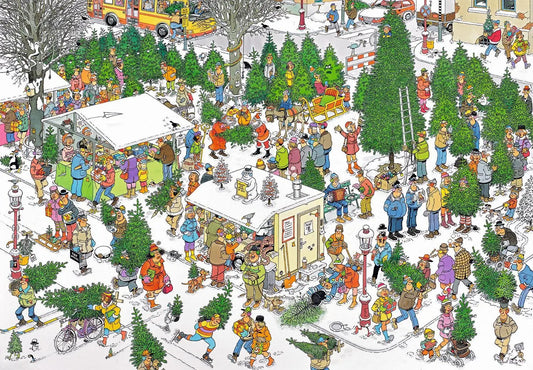 Jumbo, Haasteren: Christmas tree market 1000 palaa