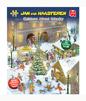 Jumbo, Haasteren: joulukalenteri palapeli 24x54 palaa