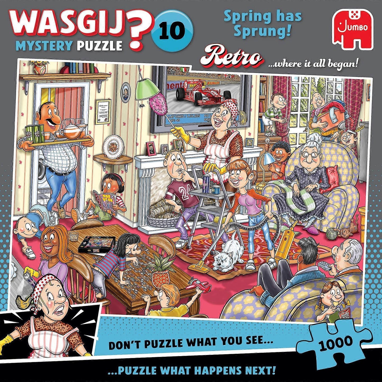 Jumbo, Wasgij? Mystery 10 Spring has sprung! 1000 palaa
