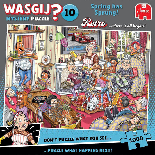 (pakkausviallinen) Wasgij, mystery 10, Spring has sprung! 1000 palaa