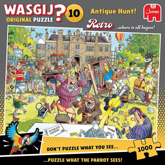 Jumbo, Wasgij? Original 10 Antique hunt! 1000 palaa