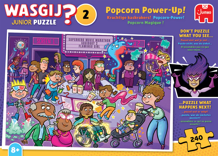Jumbo, wasgij? junior 2: Popcorn power-up! 240 palaa