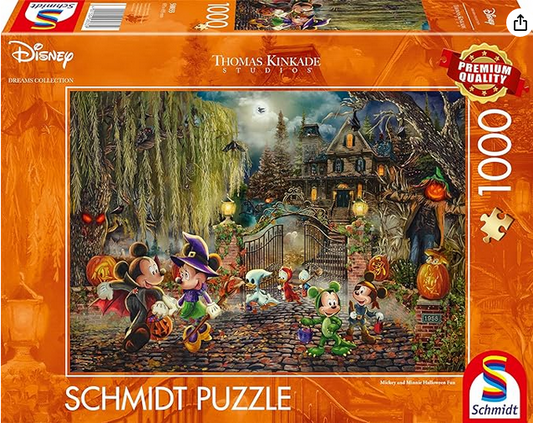 Schmidt, Kinkade: Mickey and Minnie Halloween fun 1000 palaa