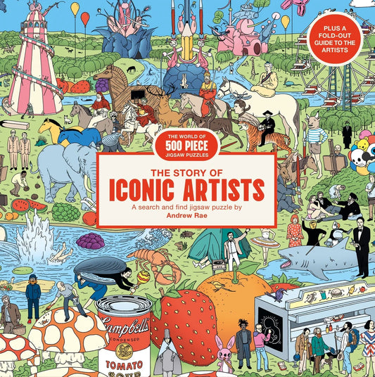Laurence King, The story of iconic artists 500 palaa