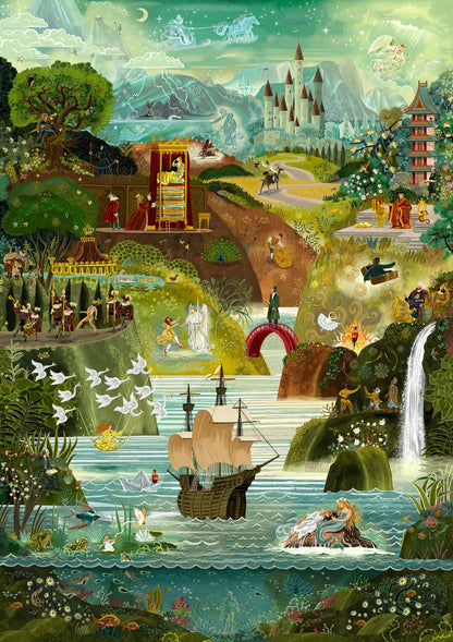 Laurence King, The world of Hans Christian Andersen's fairy tales 1000 palaa