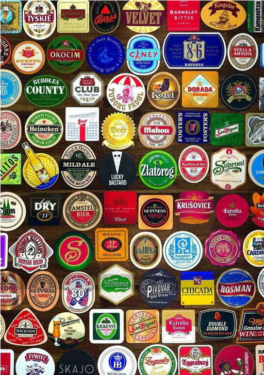 Piatnik, Beer coasters 1000 palaa