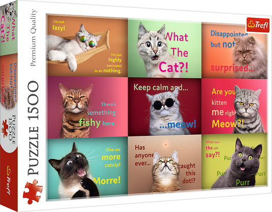 Trefl, Funny cats faces 1500 palaa