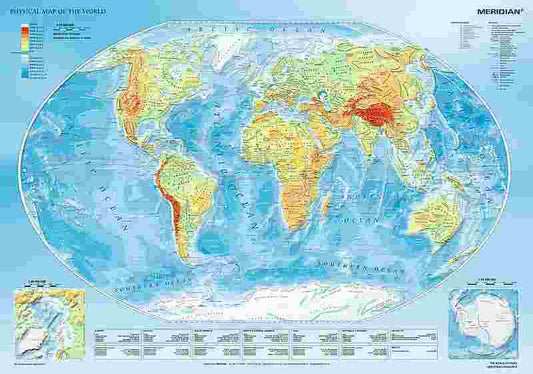 Trefl, Physical map of the world 1000 palaa