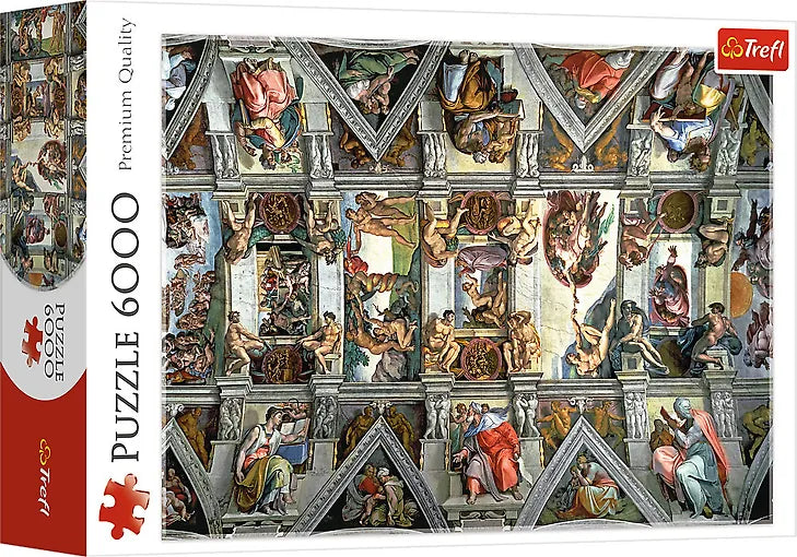 Trefl, Sistine Chapel seiling: Michelangelo Buonarroti 6000 palaa