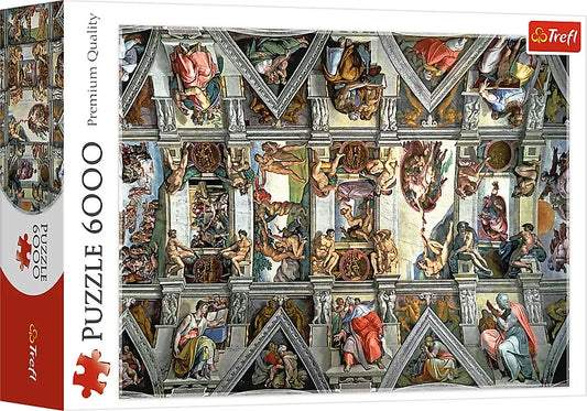 Trefl, Sistine Chapel seiling: Michelangelo Buonarroti 6000 palaa