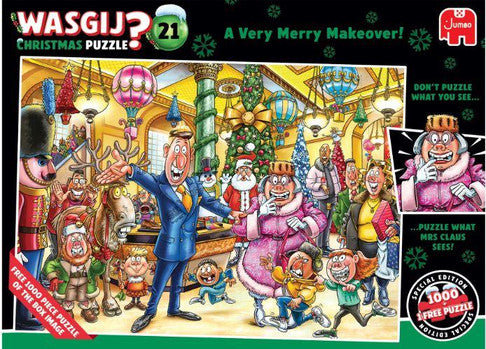 Jumbo, Wasgij?, Christmas 21 Very merry makeover 2x1000 palaa