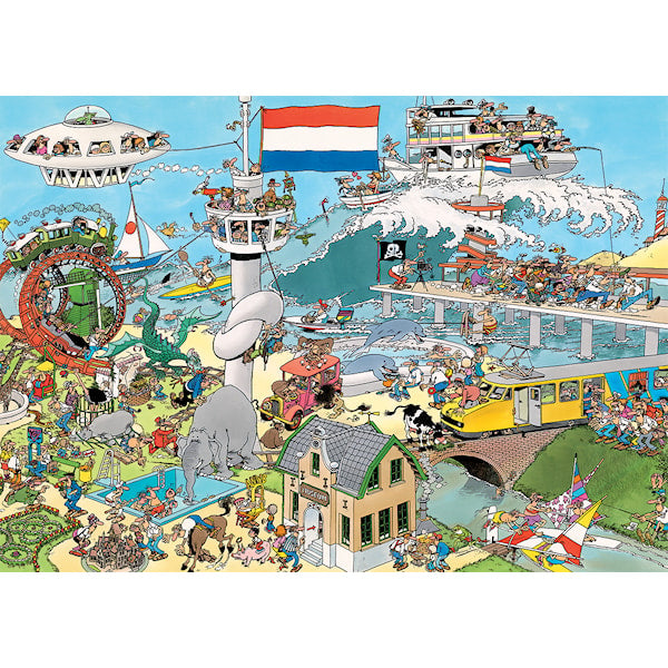 Jumbo, Haasteren, Traffic chaos & By air, land and sea 2x1000 palaa