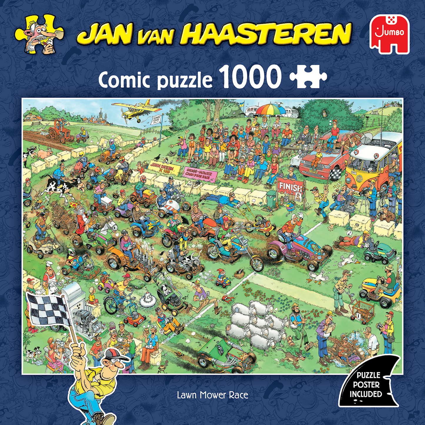 Ennakkomyynti, Jumbo, Haasteren: Lawn mover race 1000 palaa