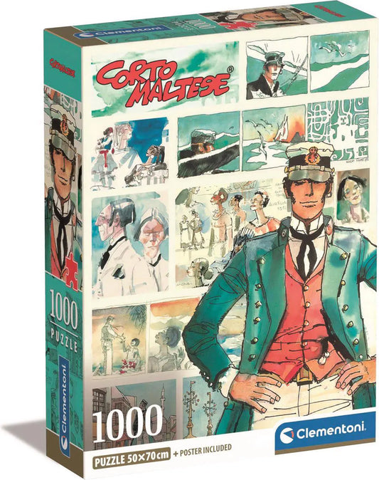 Clementoni, Corto Maltese: Adventure sailor 1000 palaa