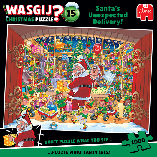 Ennakkomyynti, Jumbo, Wasgij?, Christmas 15 Santa's unexpected delivery! 1000 palaa