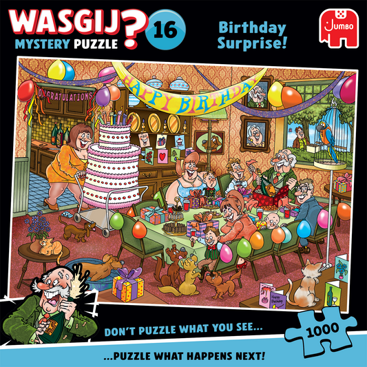 Ennakkomyynti, Jumbo, Wasgij? Mystery 16 Birthday surprise! 1000 palaa