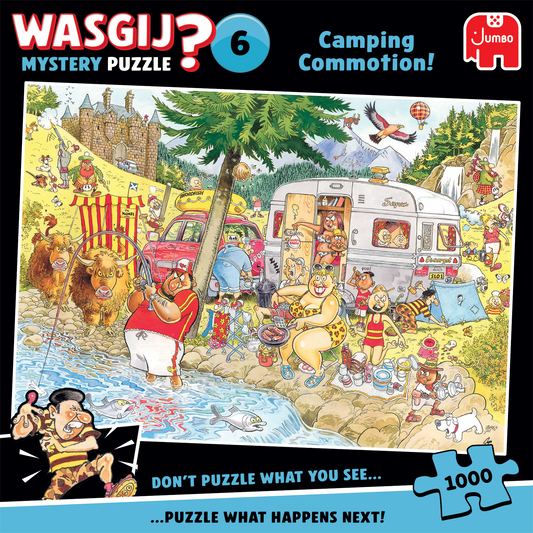Ennakkomyynti, Jumbo, Wasgij? Mystery 6 Camping commotion! 1000 palaa