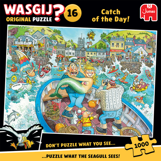 Ennakkomyynti, Jumbo, Wasgij?, Original 16 Catch of the day! 1000 palaa