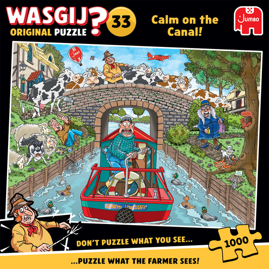 Ennakkomyynti, Jumbo, wasgij? Original 33 Calm on the canal! 1000 palaa