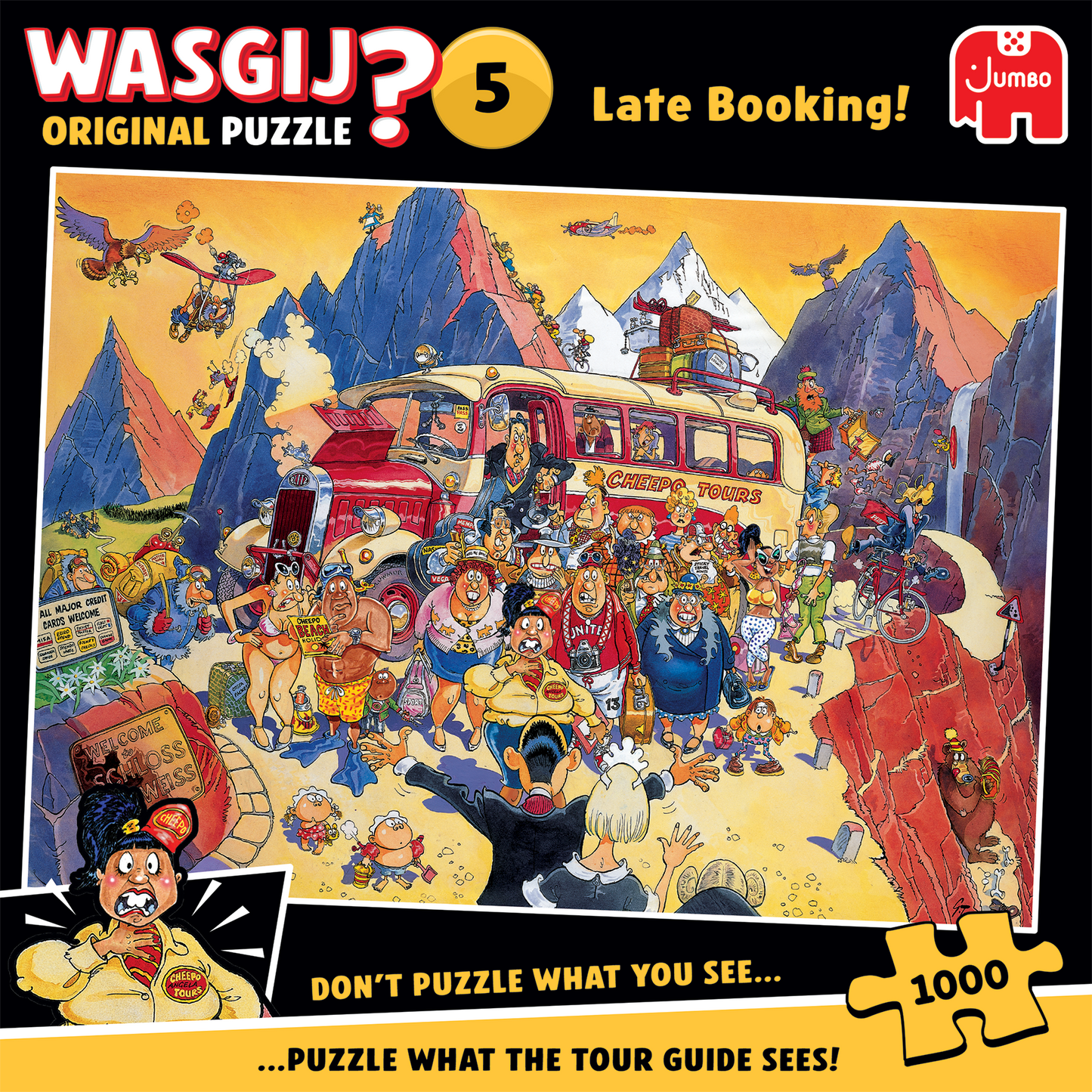 Ennakkomyynti, Jumbo, Wasgij?, Original 5 Late booking! 1000 palaa